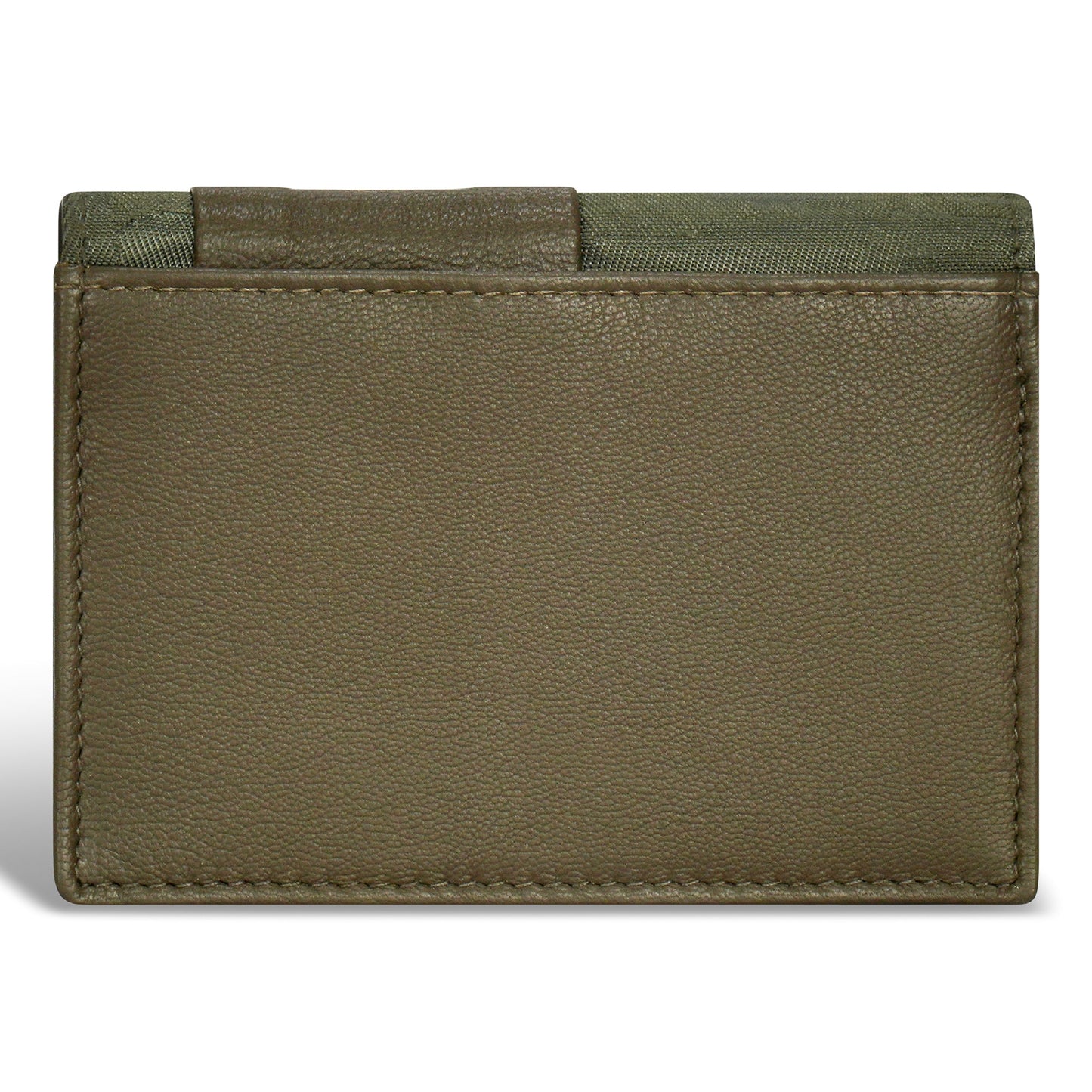 Camo / Leather Cardholder