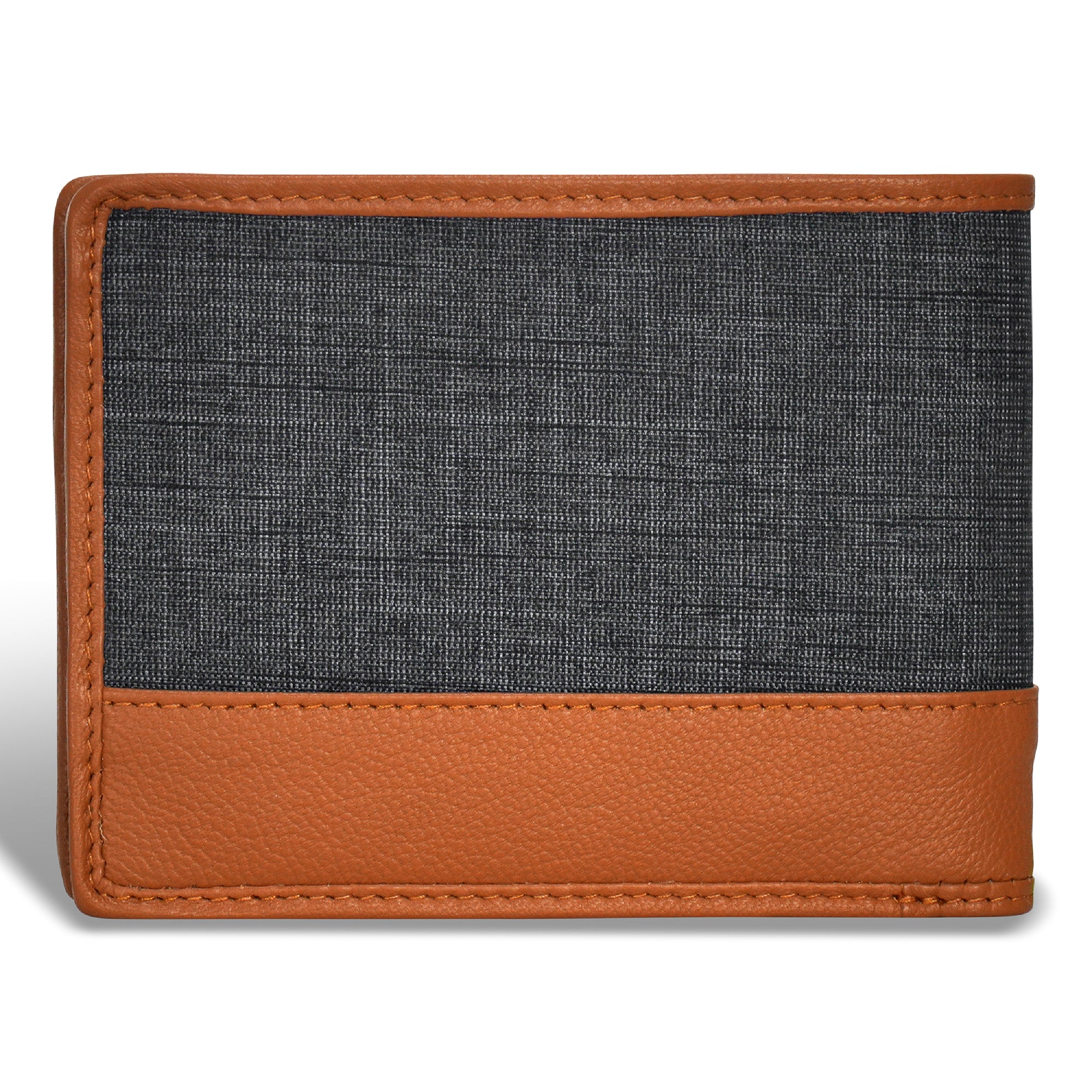 Denim / Leather Bi-Fold Wallet