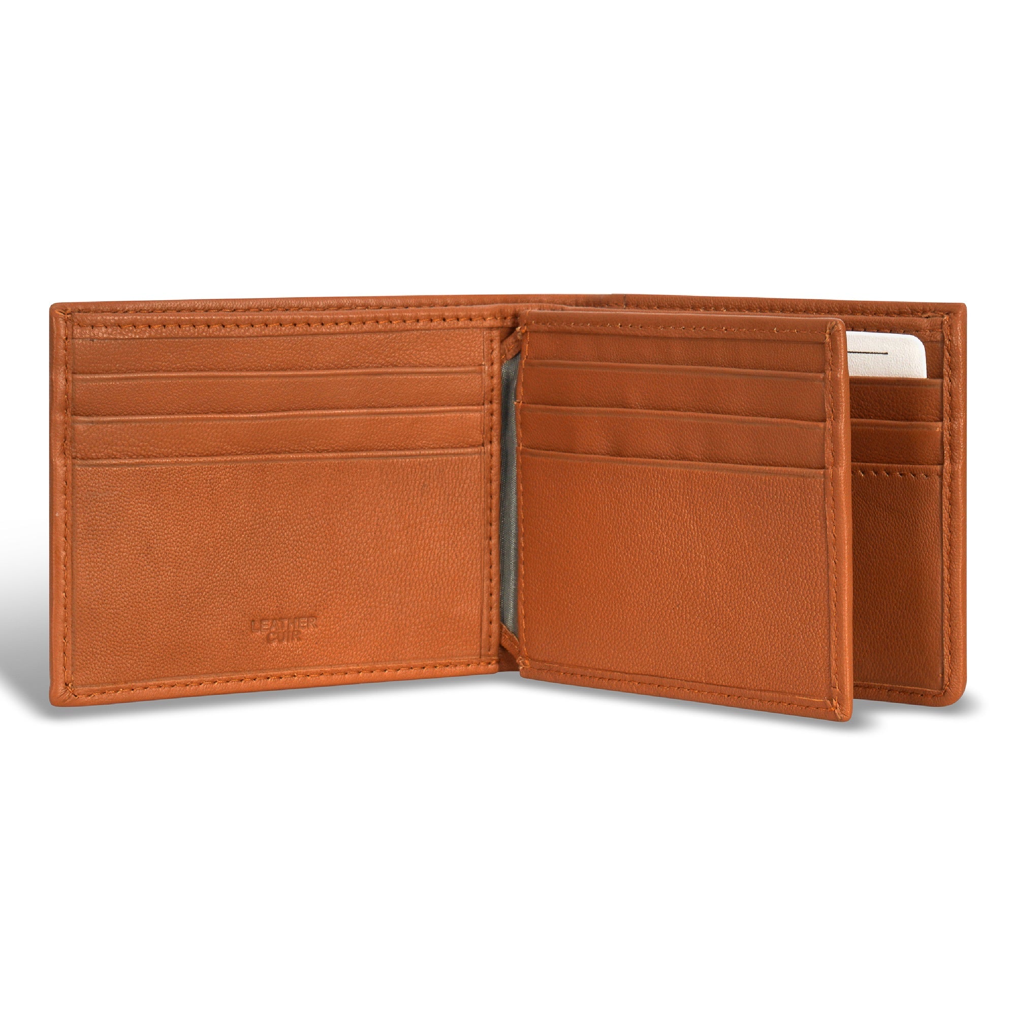 Denim / Leather Center Wing Wallet 4