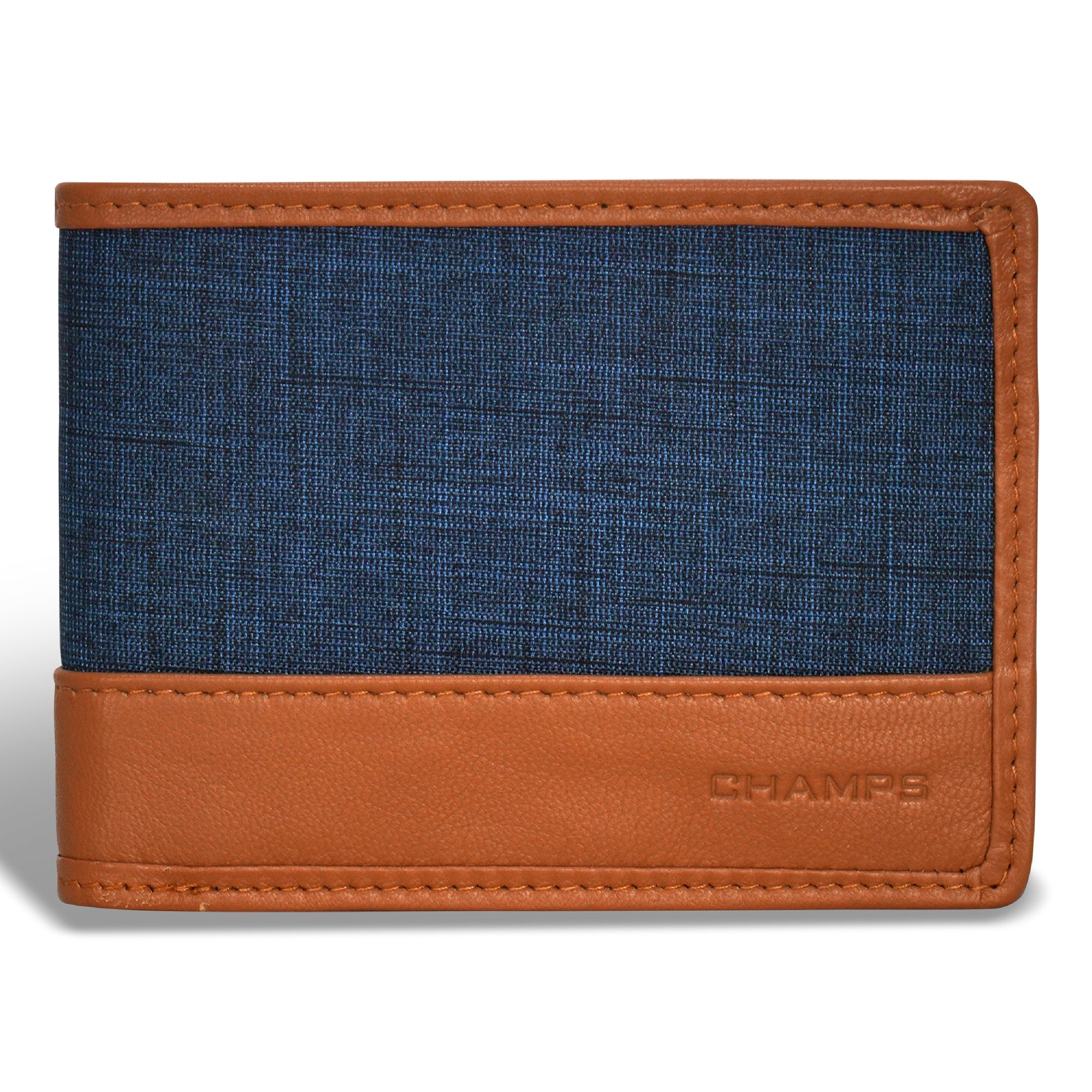 Denim / Leather Center Wing Wallet 7