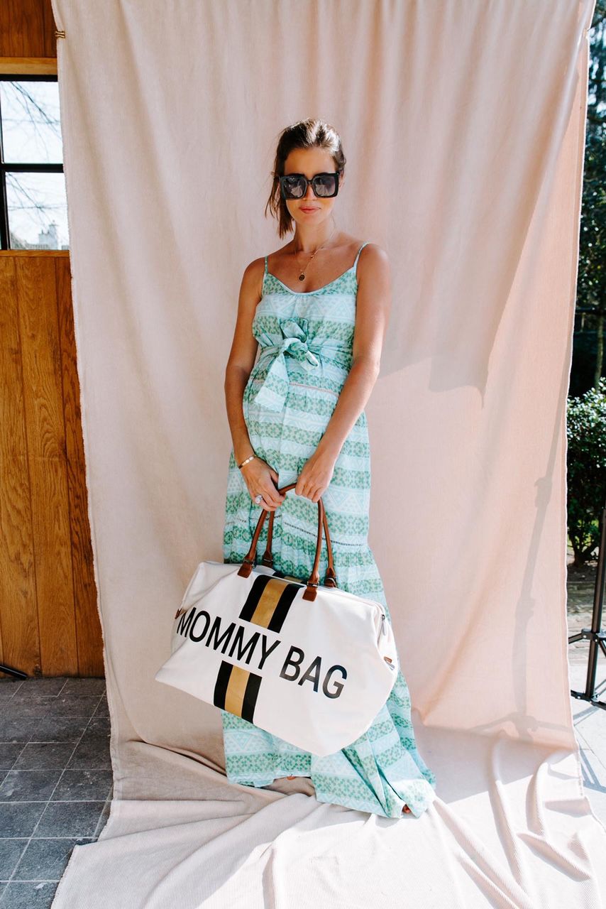 CHIC STRIPES CANVAS MOMMY BAG®