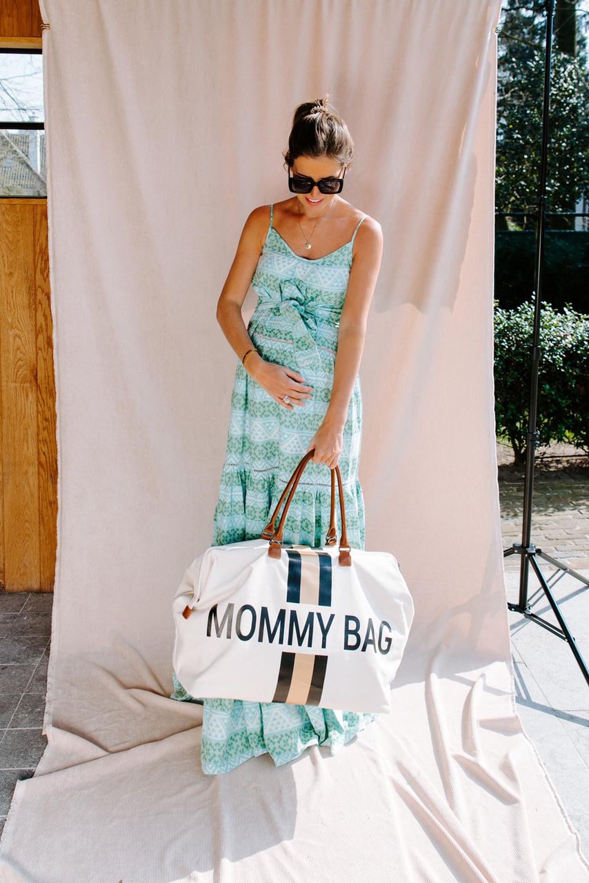 CHIC STRIPES CANVAS MOMMY BAG®
