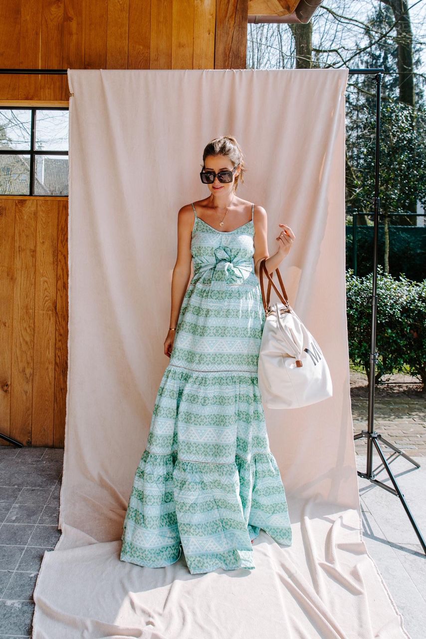 CHIC STRIPES CANVAS MOMMY BAG®