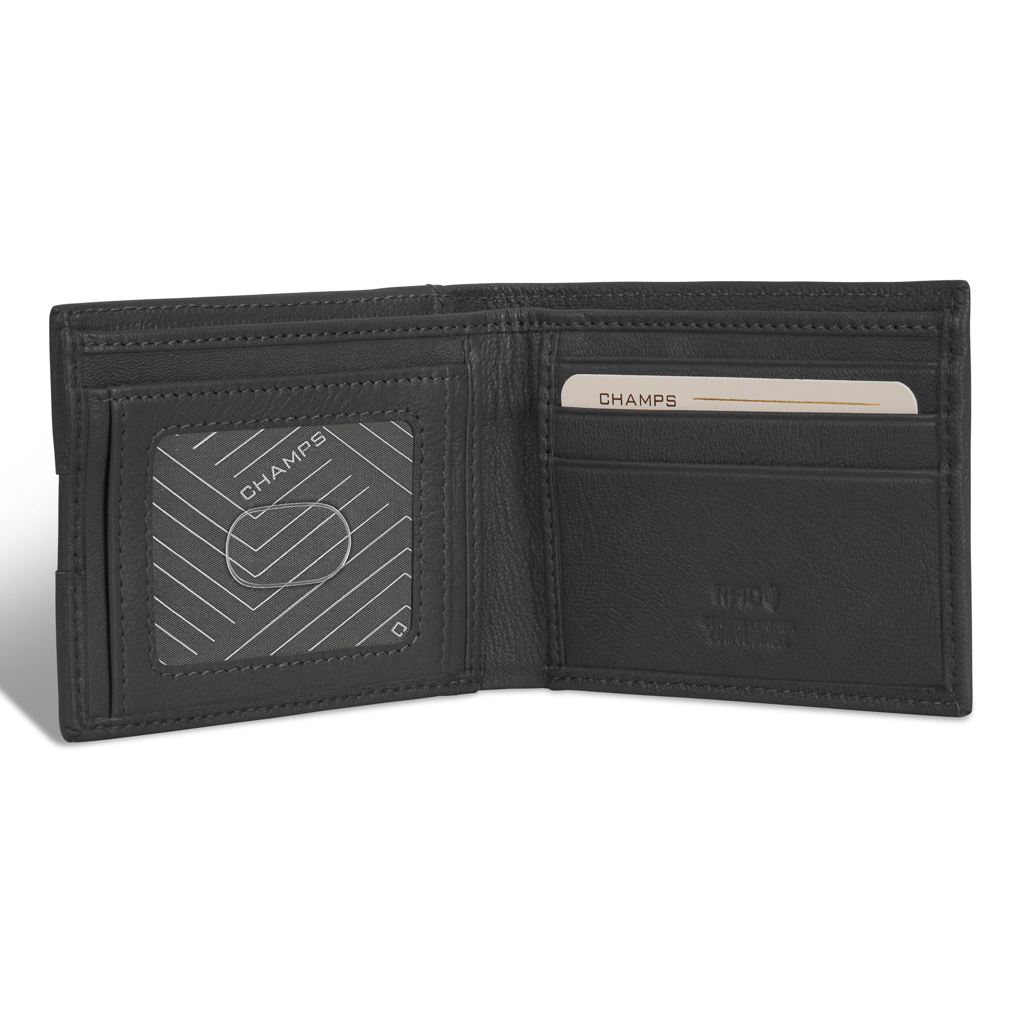 Onyx / Leather Access Bi-Fold Wallet 3