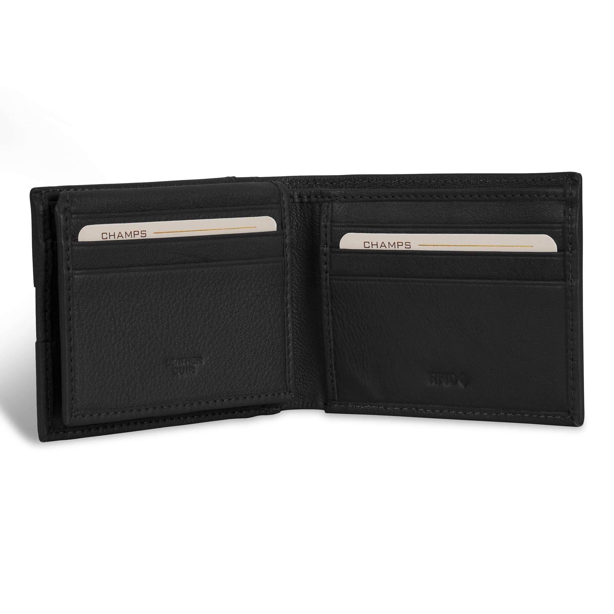 Onyx / Leather Access Top Wing Wallet 3
