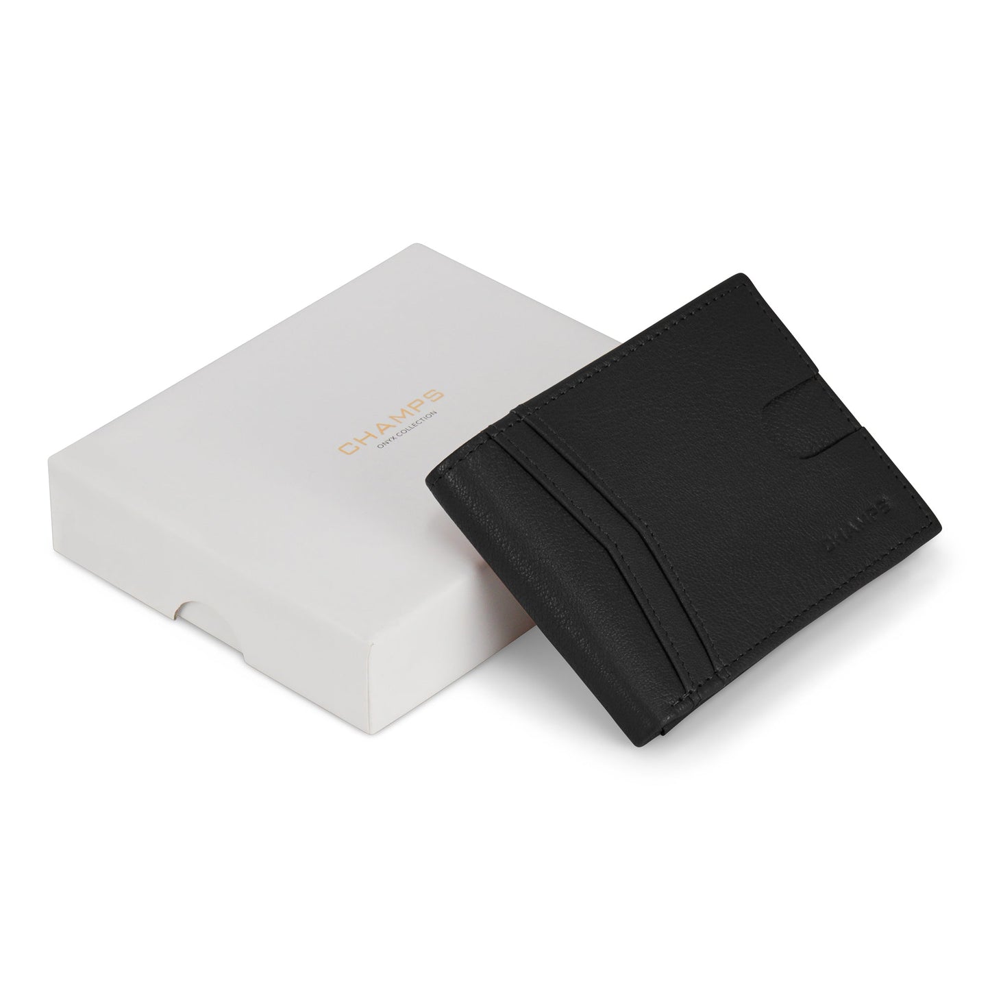 Onyx / Leather Access Top Wing Wallet