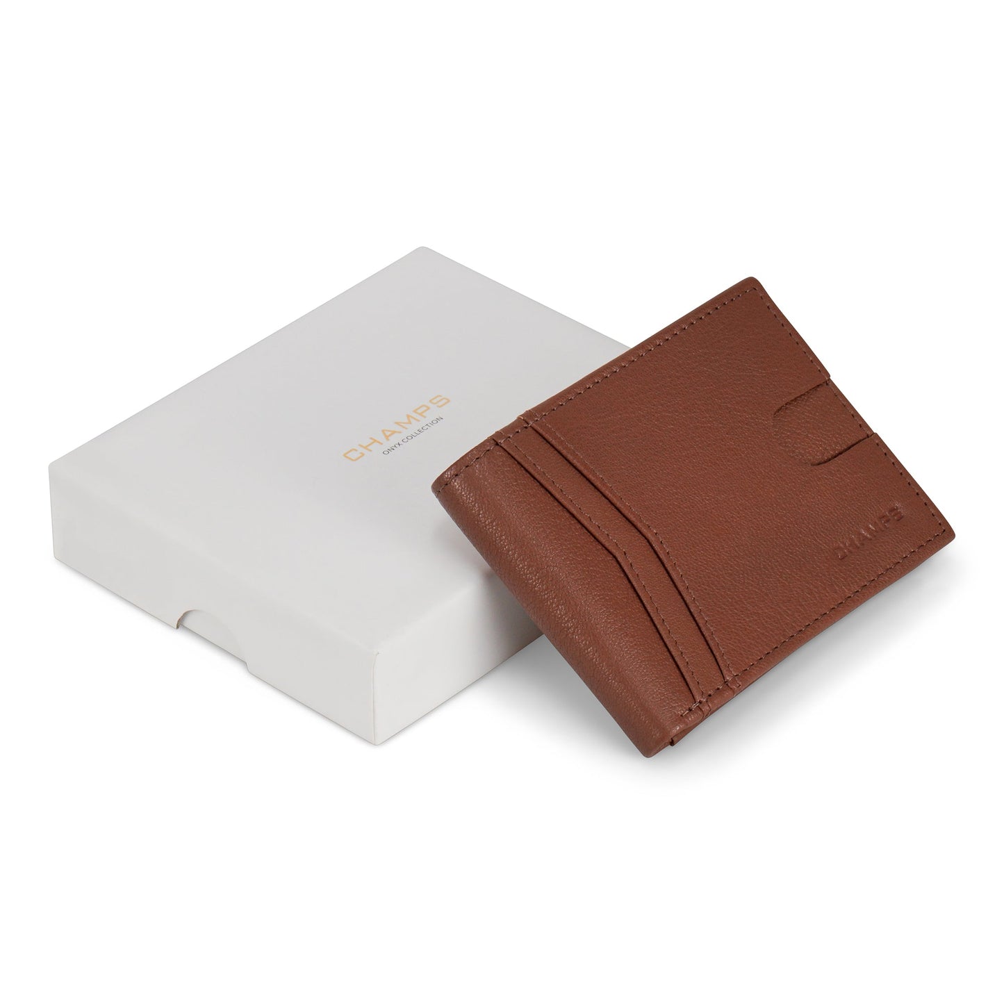 Onyx / Leather Access Top Wing Wallet