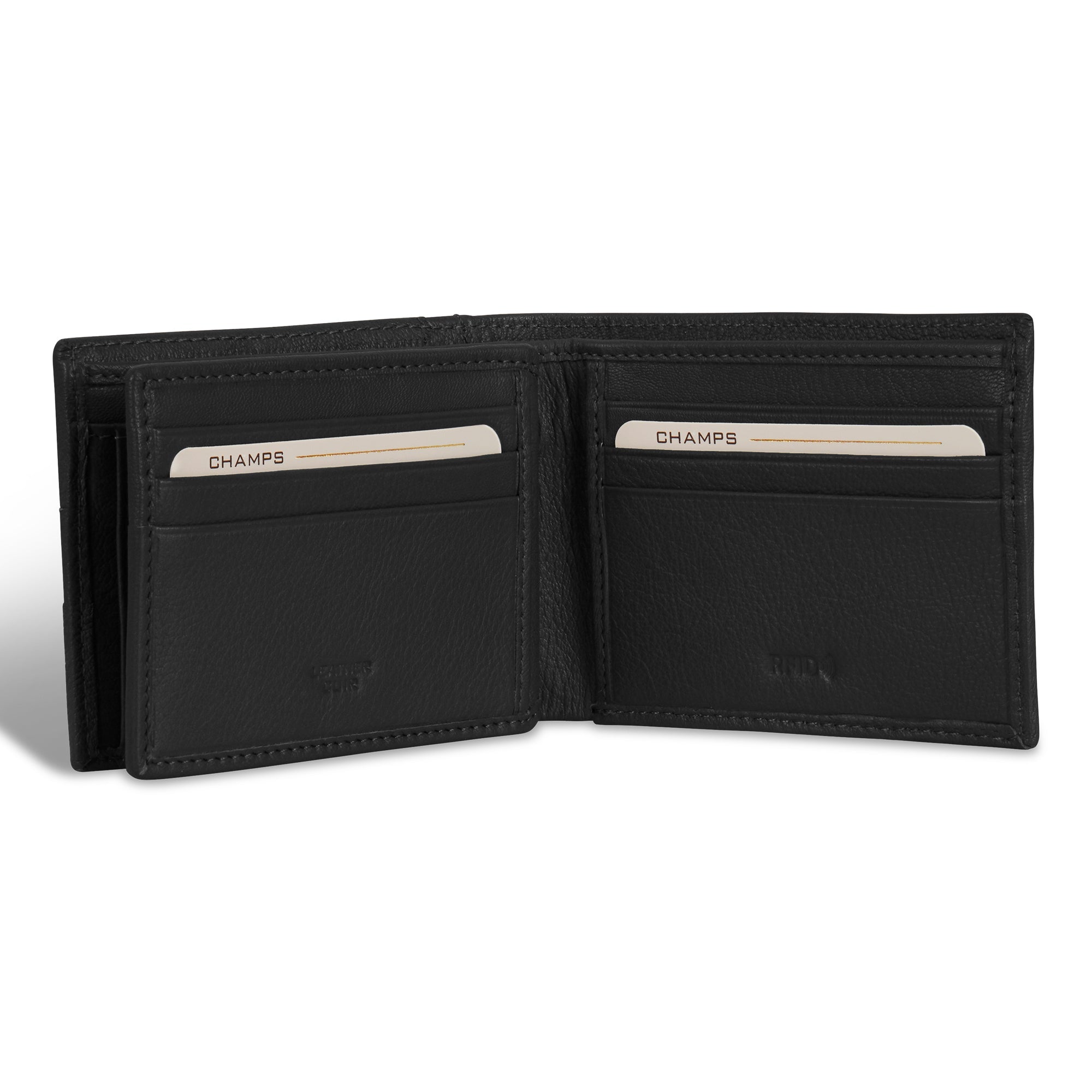 Onyx / Leather Access Center Wing Wallet 4