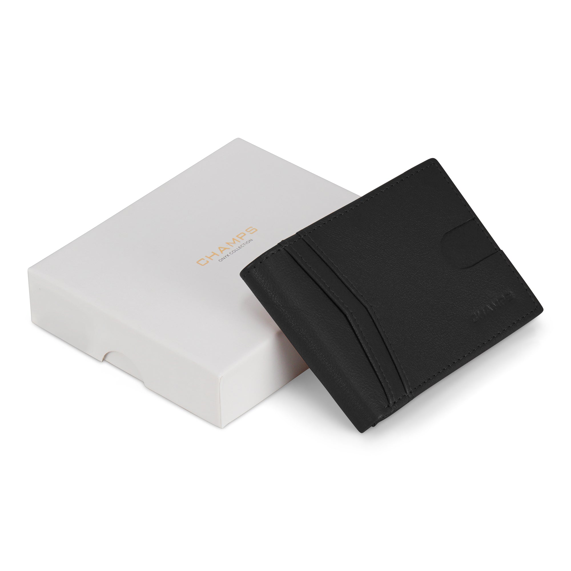 Onyx / Leather Access Center Wing Wallet 5