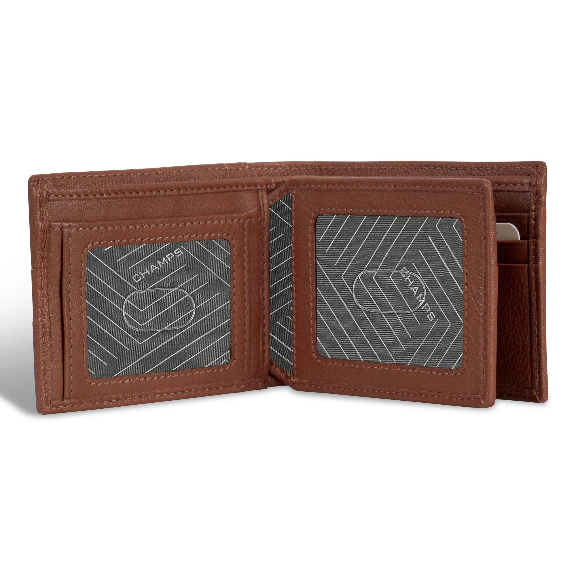 Onyx / Leather Access Center Wing Wallet 9