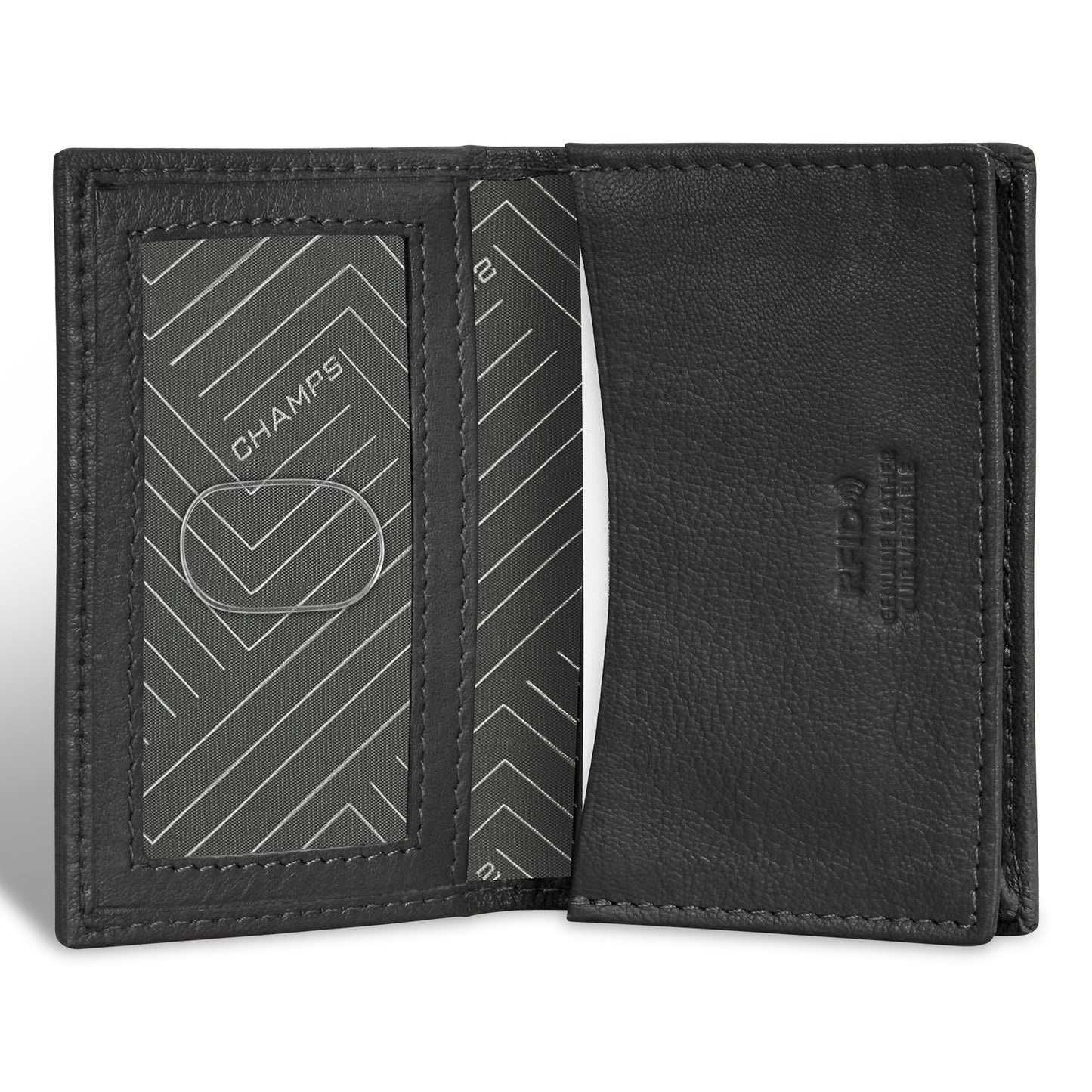 Onyx / Leather Card Case