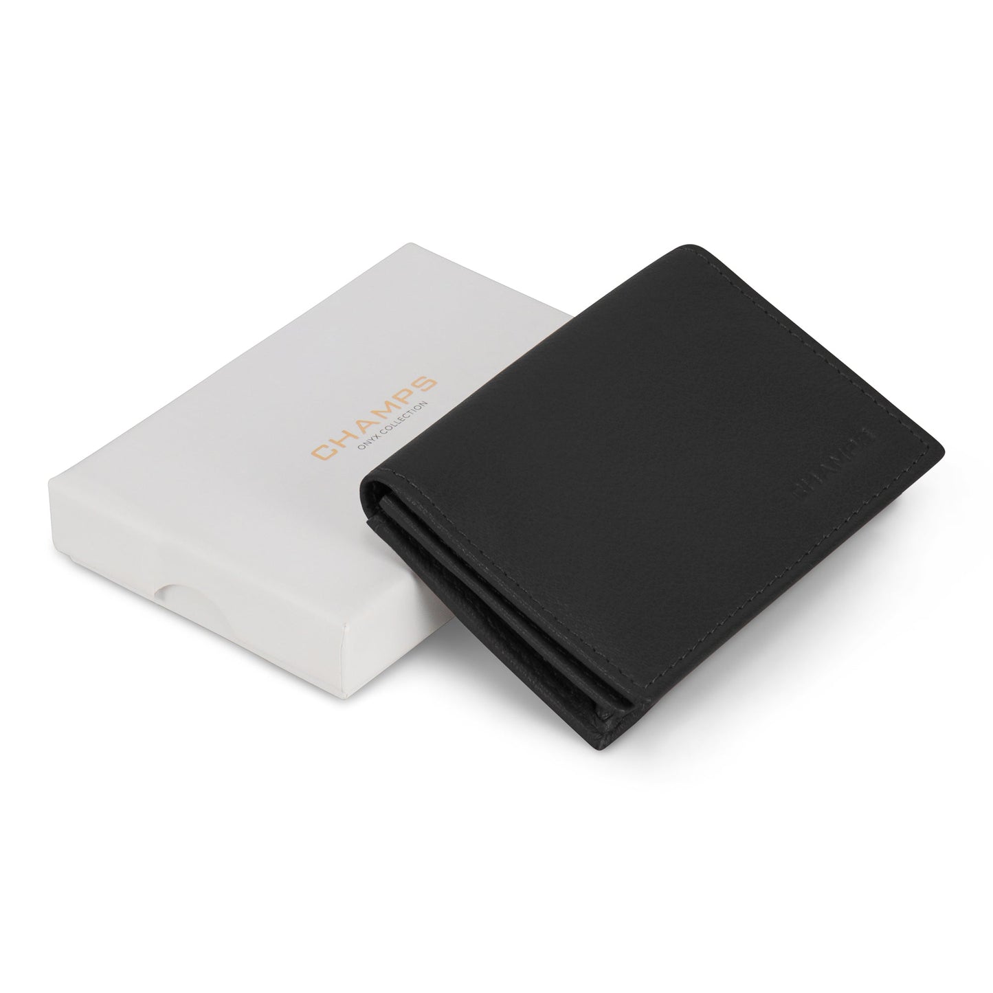 Onyx / Leather Card Case