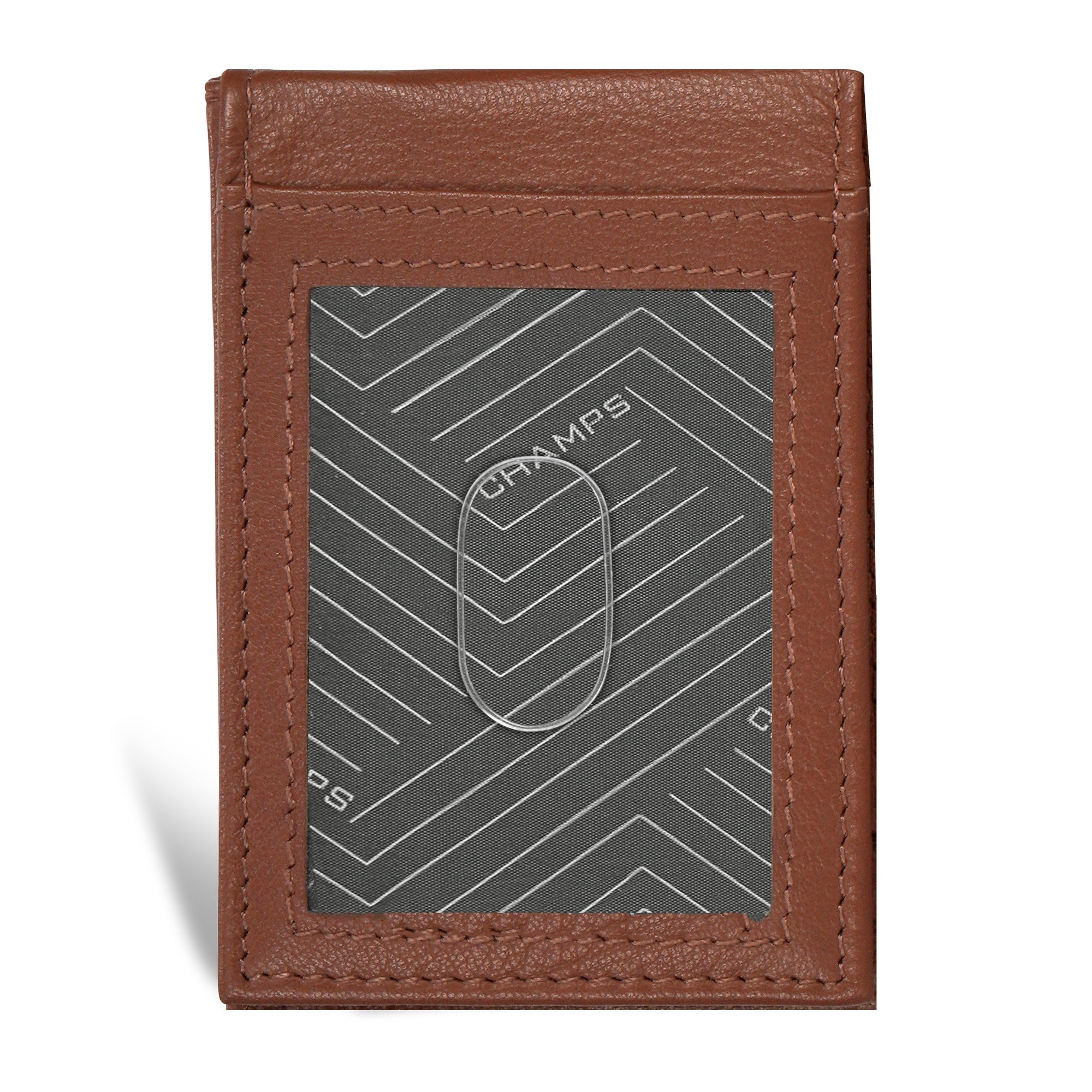 Onyx / Leather Mag Hybrid Card Holder 8