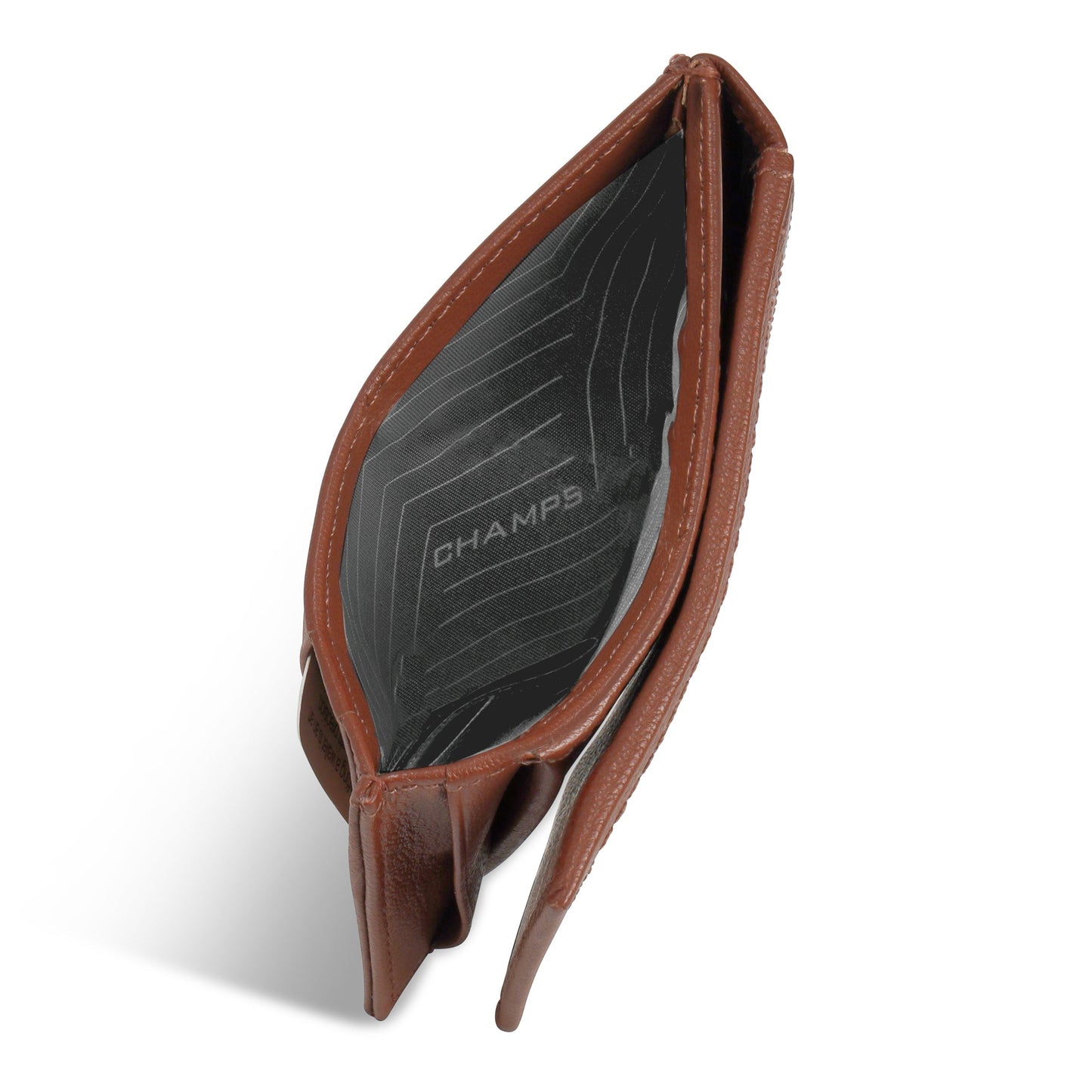 Onyx / Leather Mag Hybrid Card Holder
