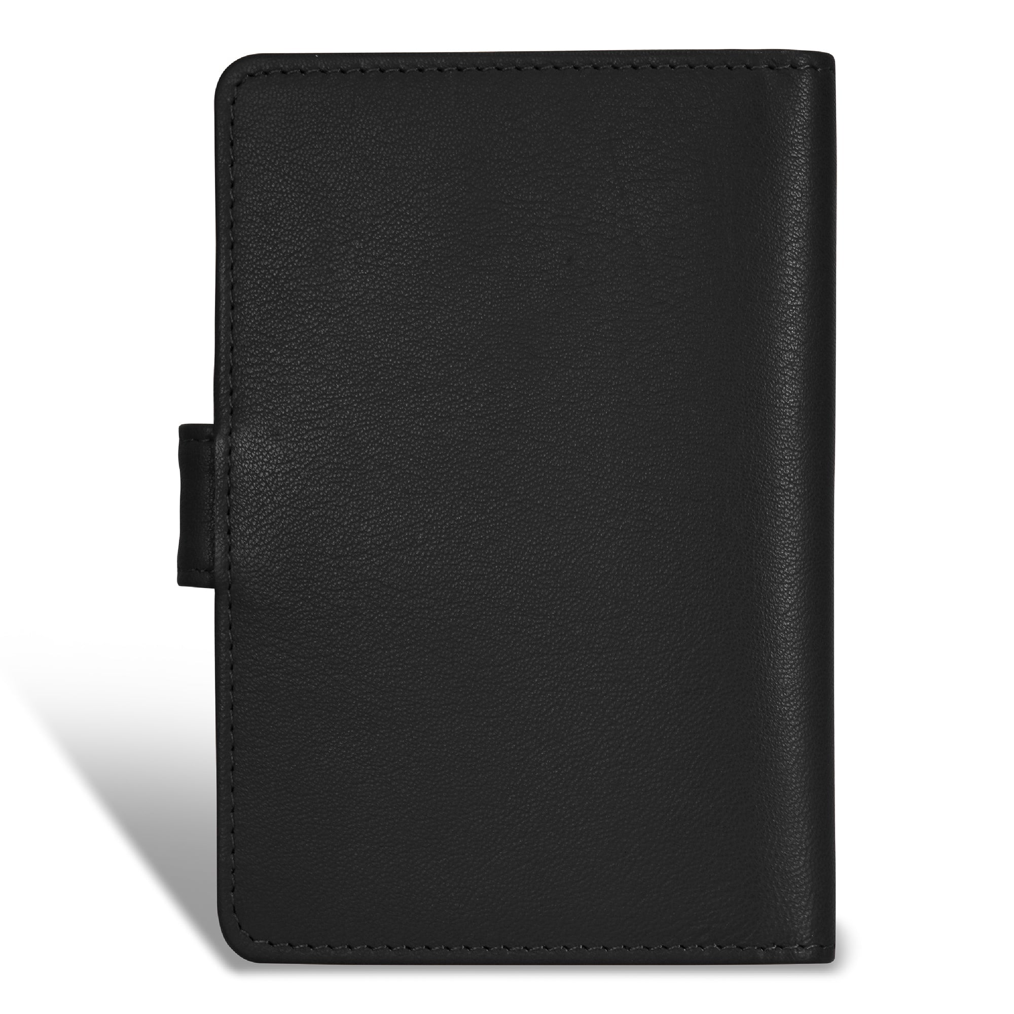 Onyx / Leather Passport Case