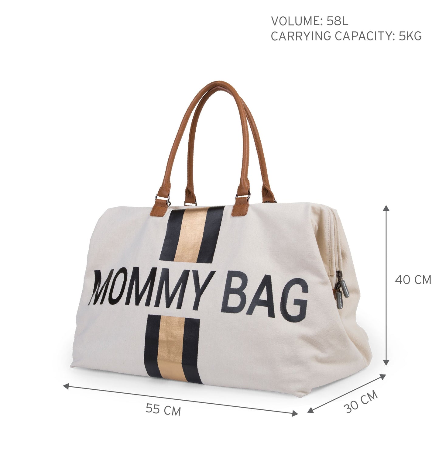 CHIC STRIPES CANVAS MOMMY BAG®