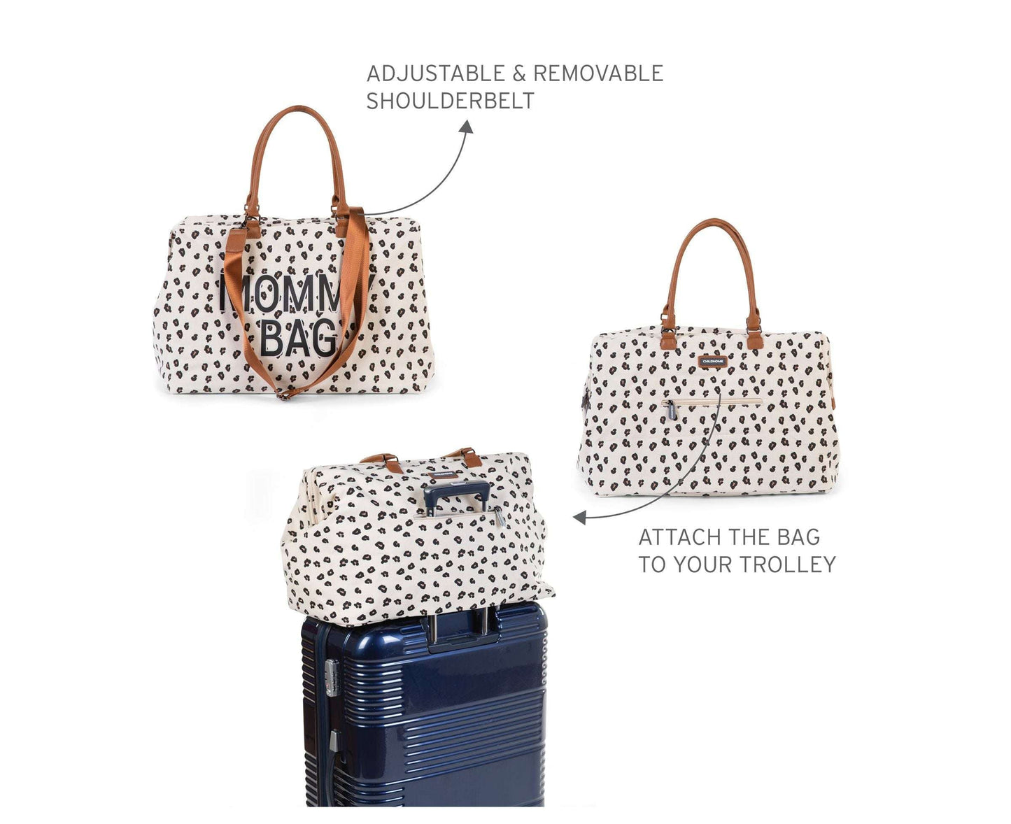 BOLD LEOPARD PRINT MOMMY BAG®