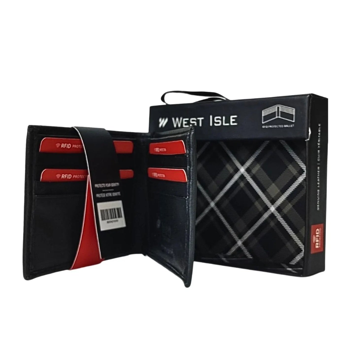 LEATHER RFID BI-FOLD WALLET